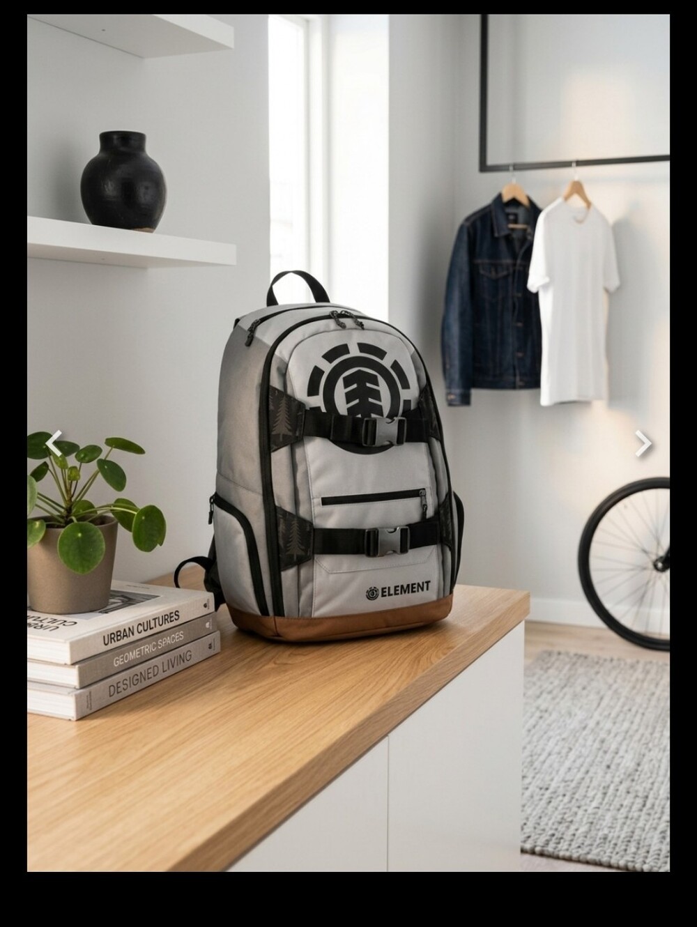 Element Skateboards Mohave Gray, Black & Brown Men's Backpack